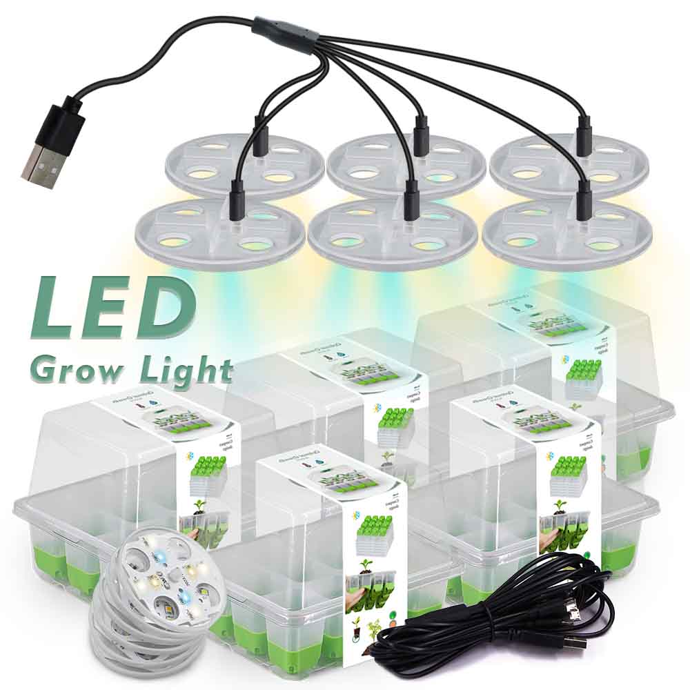 Plant Parent Kit - LED wachsen Licht Sämling Starter Tray