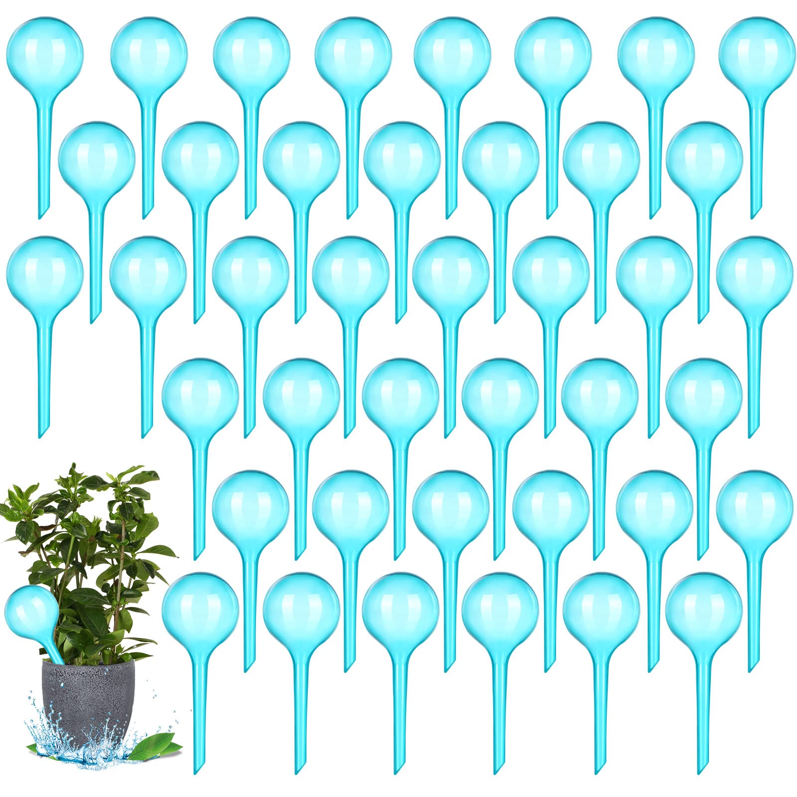 Plant Parent Kit - Pflanzenwasserspender, automatische Kunststoffkugeln, Gartenwassergerät, Pflanzenbewässerung, Glühbirnen,